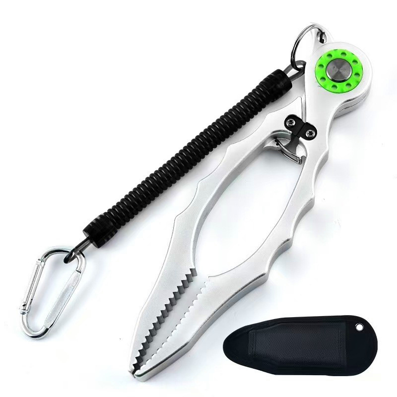 Baitcasting Reel - Tijeras multifuncionales de acero inoxidable, cortador