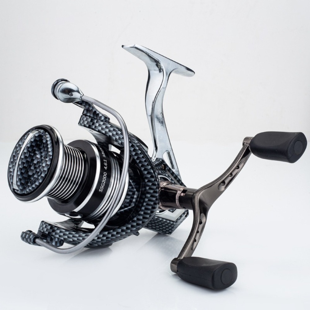 Trolling Reel - Manivela de Pesca de Doble Carrete,