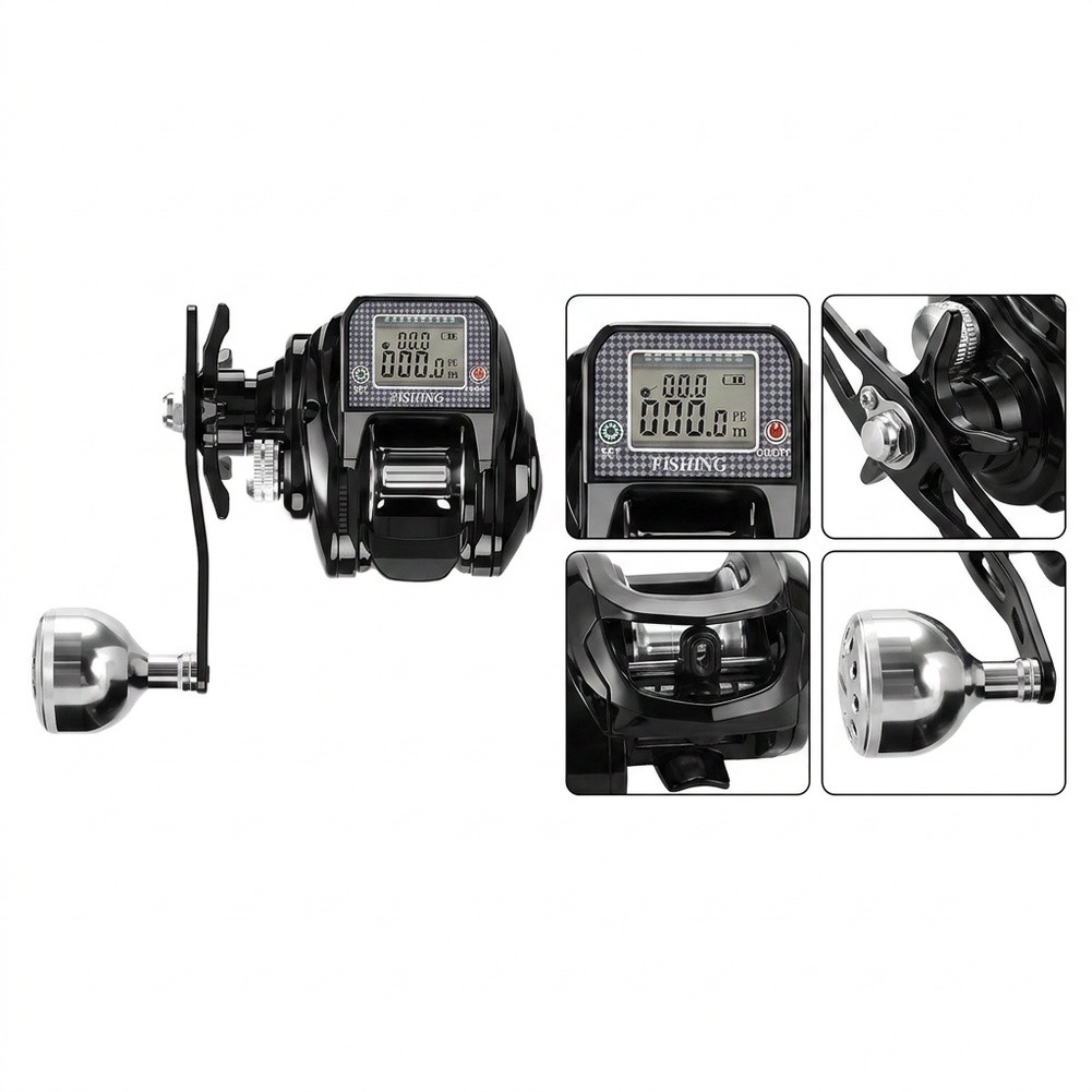 Carrete de pesca digital S200  - Spincast Reel reseña y precio