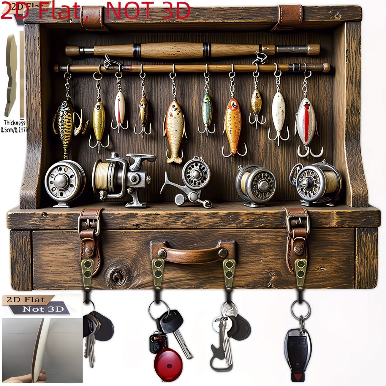 Colgador de Llaves con Diseño  - Fly Reel reseña y precio